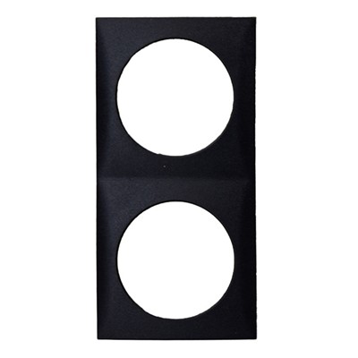 W4 Berker Flow Double Frame - Anthracite