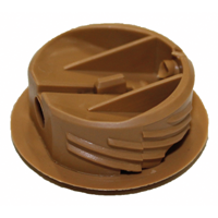 Fawo Knock Down Fitting Brown cap (order in multiples of 100)