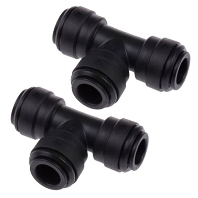 John Guest 10mm Equal Tee (2 pack)