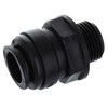 John Guest Straight Threaded Adaptor 3/8 -12 mm (order in multiples of 10)