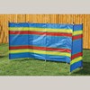 6 Pole Multicoloured Polythene Windbreak
