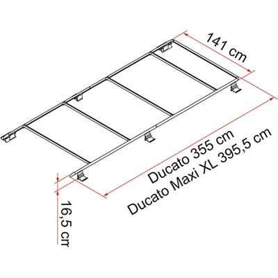 Fiamma Roof Rail Ducato
