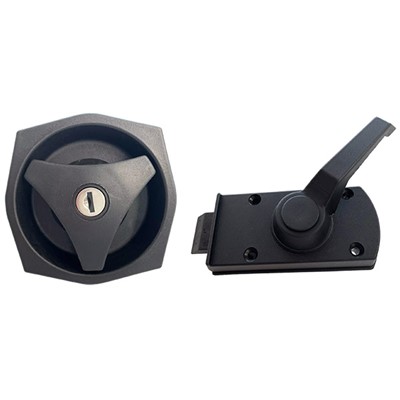 Fawo Inner & Outer L/H Door Lock (Black)