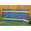 5 Pole Multicoloured Polythene Windbreak