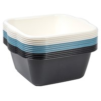 Square 3L Washing Bowl (order in multiples of 12)