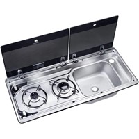 Dometic MO9722 Slimline Piezo Hob & RH Sink Unit