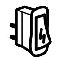 Thetford Spinflo Ignition Rocker Switch