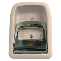 Hartal Inner Door Handle, Mocca with Chrome Handle