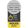 Quest Instant Utility & Toilet Tent - Grey