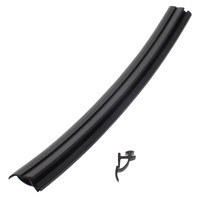 Hartal Rubber Door Seal Black (per metre)