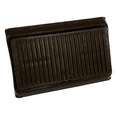 Fawo Dark brown furniture fixings with 4 holes (10 pack)