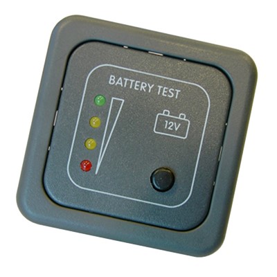 CBE Grey Battery Test Panel with LED