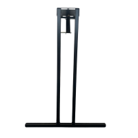 Black fold out table support
