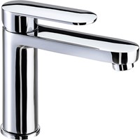 Reich Linnea K Bathroom Tap Chrome with 25cm Flexi hose barbed fittings