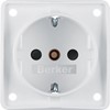 W4 Schuko Socket - White