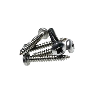 W4 1" No. 8 Pan Head Self-Tapping Stainless Steel Screws