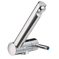 Trend A Cold Water tap with 25cm UniQuick pipe with push-fit ends & 33mm hole