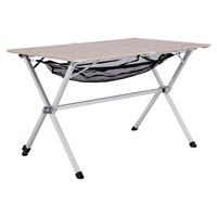 Quest Elite Neagh Slatted Table - Light Wood