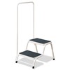 Quest White Double Step With Handrail (order in multiples of 6)
