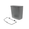 Hartal 3 Piece Door Bin Set - Traffic Grey (No fittings)