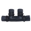 Alde 4 Way Rubber Connector with Mounted Banding Clips
