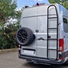 Tubular Steel Rear Door Ladder for VW Crafter/MAN TGE (2017 Onwards)