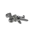 W4 1" No. 10 Pan Head Self-Tapping Stainless Steel Screws