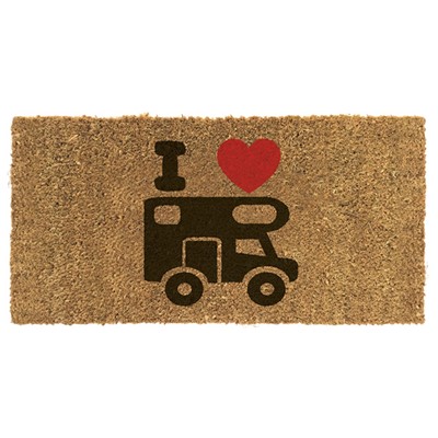 Reimo I Love My Motorhome Coconut Door Mat