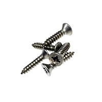 W4 3/4" No. 8 Countersunk Self-Tapping Stainless Steel Screws