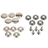 W4 Awning skirt studs, screws & poppers (5 pack)