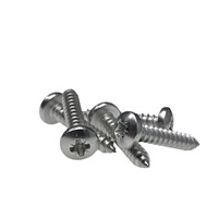 W4 1" No. 10 Pan Head Self-Tapping Stainless Steel Screws