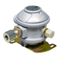 Cavagna 30mbar Gas Regulator with 90° Angled 8mm Outlet