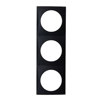 W4 Berker Pure Triple Frame - Gloss Black