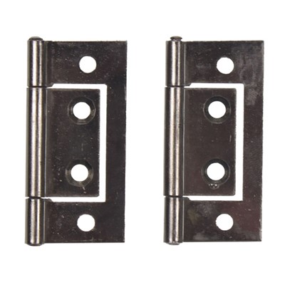 W4 2" Flush Hinge - Bronze Finish (2 pack)
