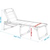 Naples Pro Lounge Bed With Side Table