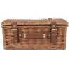 2 Person Green Tweed Hamper