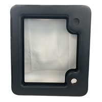 Thetford Black Service Door 3 with 1 Push button (No Lock)