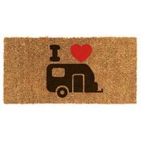 Reimo I Love My Caravan Coconut Door Mat