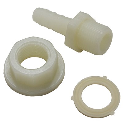 Fawo 10mm Straight Connector - White