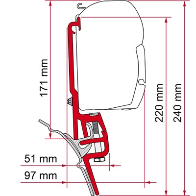 Fiamma Kit VW T4 Brandrup