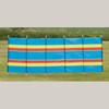 6 Pole Multicoloured Polythene Windbreak