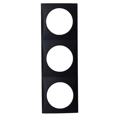 W4 Berker Flow Triple Frame - Anthracite