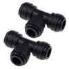 John Guest 10mm Equal Tee (2 pack)