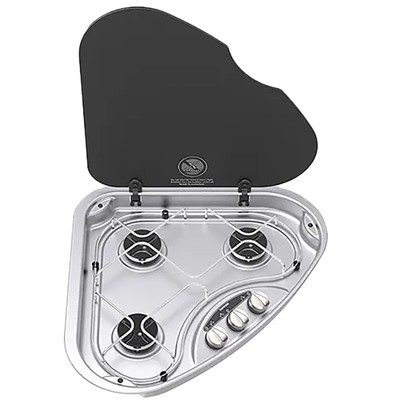 Thetford Series 330 3 Burner LH Triangle Hob