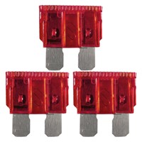 W4 10amp Blade Fuse (3 pack)