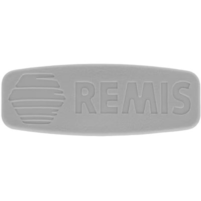Remis REMIfront Logo Cover Plate - Grey