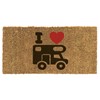 Reimo I Love My Motorhome Coconut Door Mat
