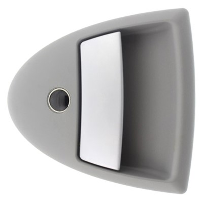 Hartal Triangle Outer Handle, Grey, suits West Alloy
