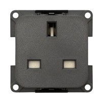 CBE Grey 230v 13a Mains Plug Socket