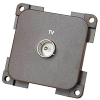 CBE Grey TV Aerial Socket (Retail Packed)